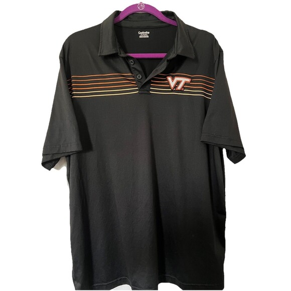 Captivating Men’s Embroidered Virginia Tech Polo Style Shirt Size XL - Picture 1 of 7